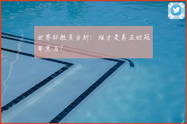 世界杯胜负分析:谁才是真正的冠军黑马?